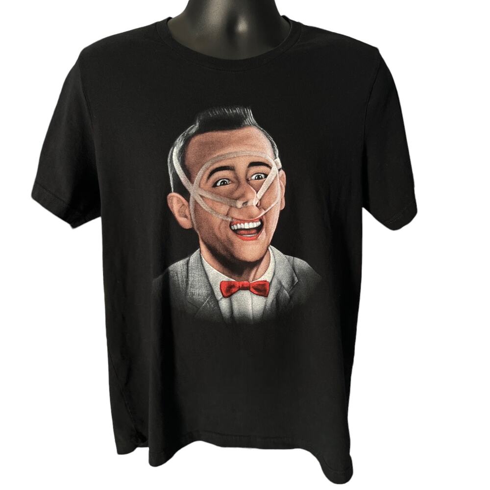 Pee-wee Herman 2020 Official Black T-Shirt Men’s Large Paul Reubens Comedy Tee‎